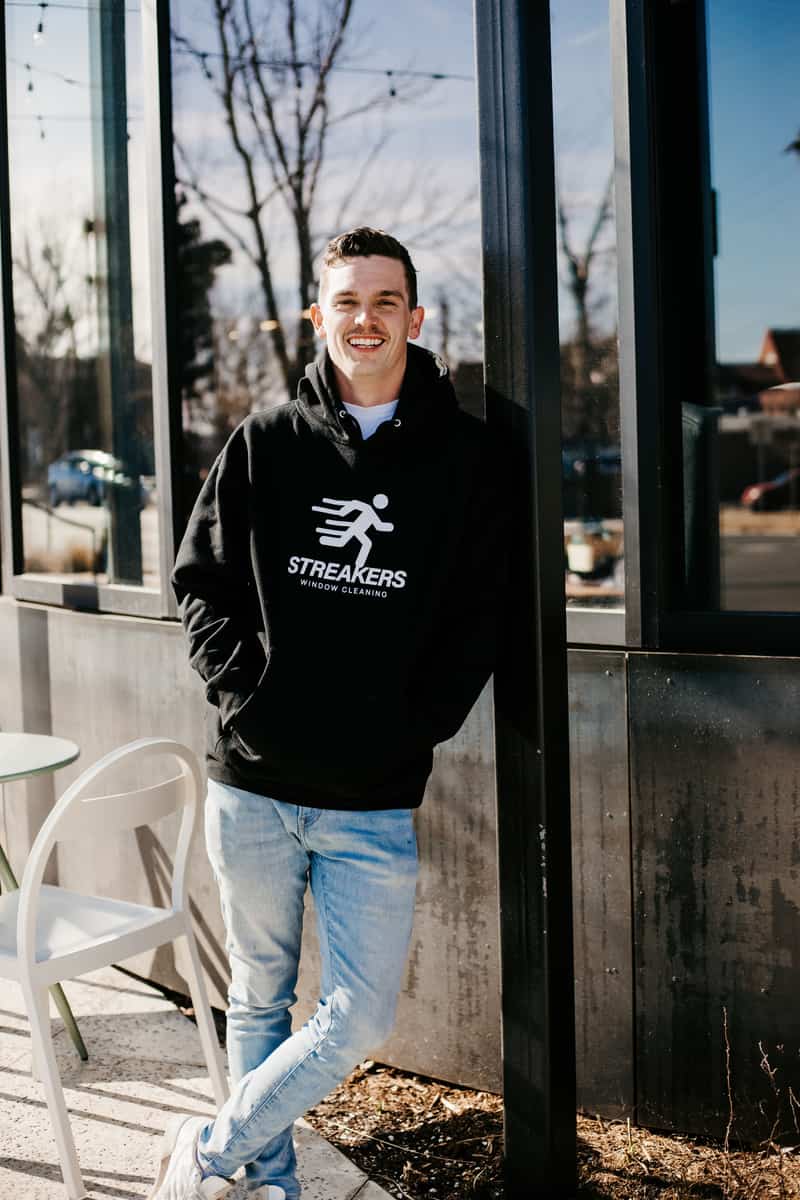 Timmy Riggs, owner of Streakers Window Cleaning in Oklahoma City